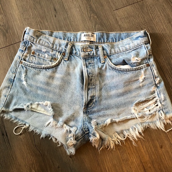 Agolde Pants - AGOLDE Parker Shorts in Swapmeet